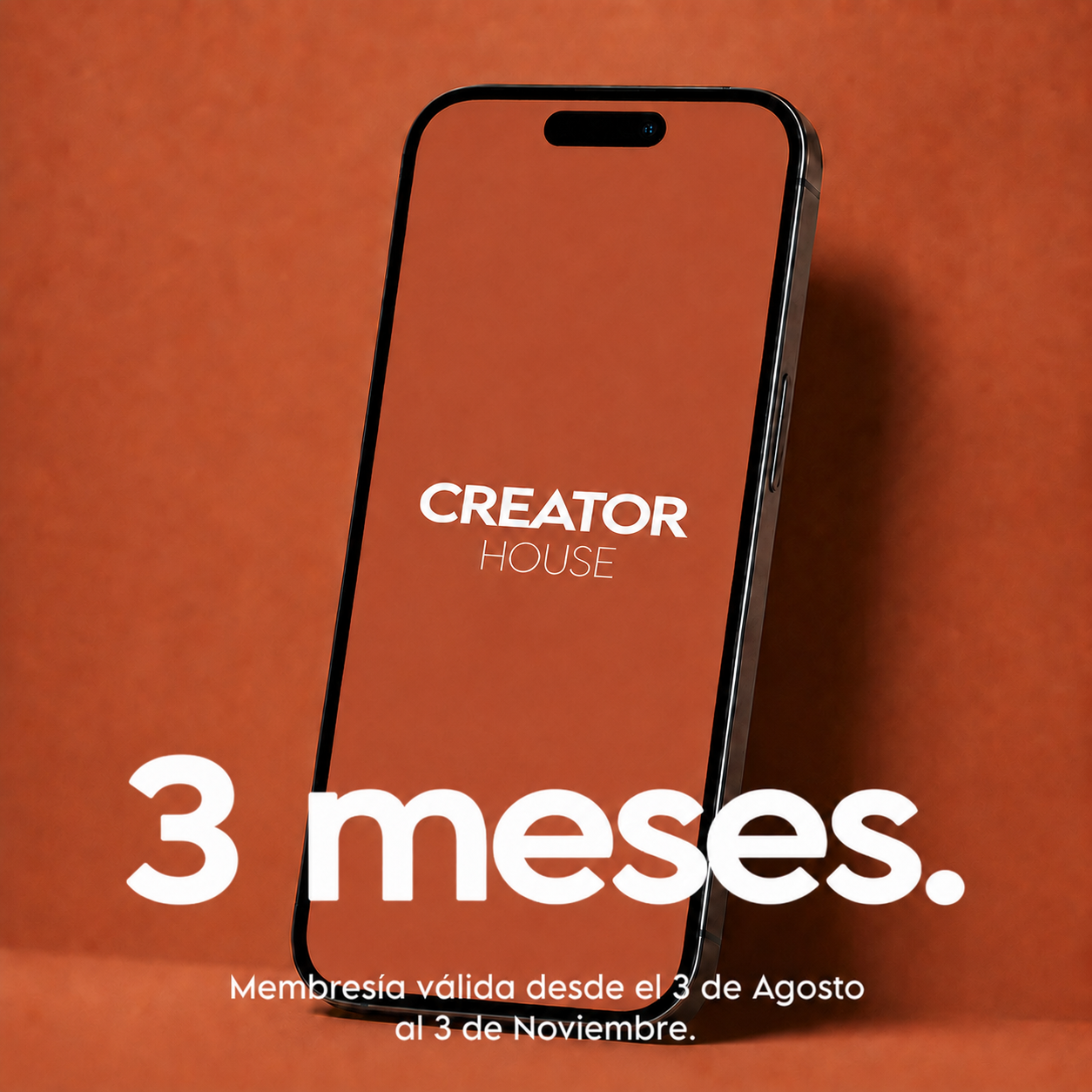 Inscripción por 3 meses Creator House 2026. $6.663/mes.
