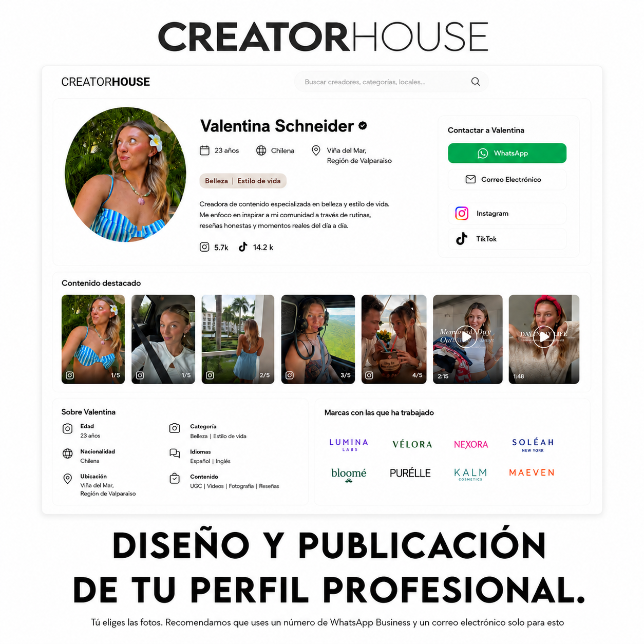 Inscripción por 6 meses Creator House 2026. $4.165/mes.